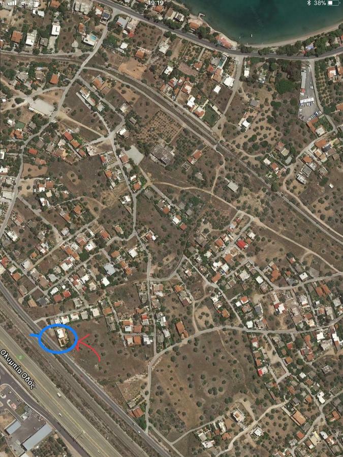 Sea View Countryside Home Near אתונה מראה חיצוני תמונה